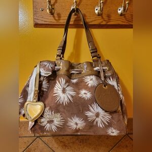 🎁JUICY COUTURE DAY DREAMER BAG LIKE NEW NO PEELING OR CRACKING! LOOK!